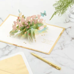 Hallmark Happy Surprises 3D Pop-Up Easter Card -Hallmark Gift Shop Pastel Eggs 3D PopUp Easter Card 1299IRC7072 07