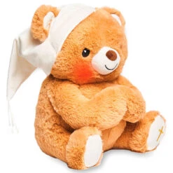 Paws For Prayer Bear Stuffed Animal With Music And Light, 10" H 5 Paws For Prayer Bear Stuffed Animal With Music And Light, 10" H -Hallmark Gift Shop Paws for Prayer Bear Plush With Music and Light CB86755 03