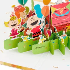 Hallmark Peanuts® Gang Celebrating You 3D Pop-Up Birthday Card -Hallmark Gift Shop Peanuts Gang Snoopy 3D PopUp Birthday Card 1499LAD2739 04