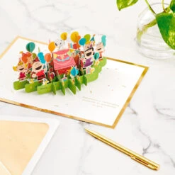 Hallmark Peanuts® Gang Celebrating You 3D Pop-Up Birthday Card -Hallmark Gift Shop Peanuts Gang Snoopy 3D PopUp Birthday Card 1499LAD2739 08