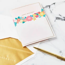 Hallmark Every Good Thing Floral Cake 3D Pop-Up Birthday Card -Hallmark Gift Shop Pink Cake and Flowers 3D PopUp Birthday Card for Her 1299LAD2886 05