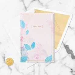 Hallmark The Special Place You Will Always Hold In My Heart Love Card -Hallmark Gift Shop Pink Lotus Flower 3D PopUp Love Card for Her 1299LAD2887 05