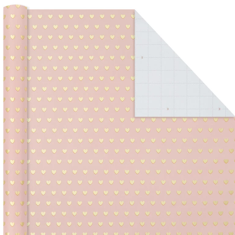 Hallmark Pink And Gray 3-Pack Wrapping Paper, 85 Sq. Ft. Total 4 Hallmark Pink And Gray 3-Pack Wrapping Paper, 85 Sq. Ft. Total - Image 4