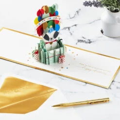 Hallmark It's Your Day Puppy In Present 3D Pop-Up Birthday Card -Hallmark Gift Shop Puppy in a Present 3D PopUp Birthday Card 1299LAD2883 06