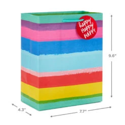 Hallmark Birthday Rainbow 8-Pack Gift Bags, Assorted Sizes And Designs -Hallmark Gift Shop Rainbow Birthday Gift Bags Assorted Sizes Designs 5EGB7427 05