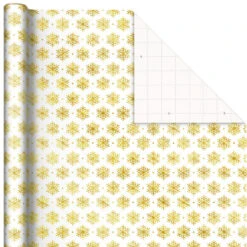 Hallmark Christmas Gift Wrap Kit With Wrapping Paper, Bows, Ribbons And Tags -Hallmark Gift Shop RedWhiteGreen 3Roll Holiday Wrapping Paper Set 5JXW1200 04