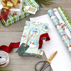 Hallmark Gift Shop -Hallmark Gift Shop Storybook Scenes 3Pack Christmas Wrapping Paper 5JXW1081 02