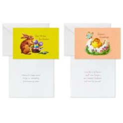 Hallmark Vintage Bunnies And Chicks Boxed Easter Cards, Pack Of 24 -Hallmark Gift Shop Vintage Easter Bunnies Chicks Boxed Easter Cards 5STZ1131 04