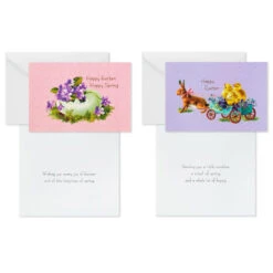 Hallmark Vintage Bunnies And Chicks Boxed Easter Cards, Pack Of 24 -Hallmark Gift Shop Vintage Easter Bunnies Chicks Boxed Easter Cards 5STZ1131 05