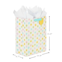 Hallmark 13" Welcome Baby 3-Pack Assorted Gift Bags With Tissue -Hallmark Gift Shop Welcome Baby 3Pack Assorted Large Gift Bags Tissue 5EGB6421 03