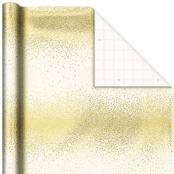 Hallmark Winter Glow 3-Pack Christmas Wrapping Paper Assortment, 80 Sq. Ft. -Hallmark Gift Shop Winter Glow Christmas Wrapping Paper Assortment 5JXW1060 05