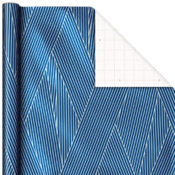 Hallmark Winter Glow 3-Pack Christmas Wrapping Paper Assortment, 80 Sq. Ft. -Hallmark Gift Shop Winter Glow Christmas Wrapping Paper Assortment 5JXW1060 06