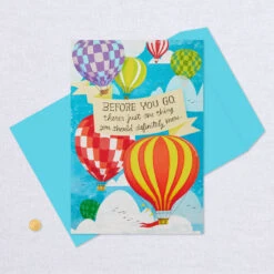 Hallmark 16" Hot Air Balloons Pop-Up Jumbo Goodbye Card -Hallmark Gift Shop Youll Be Missed Balloon Goodbye Card 1499CBG1018 06