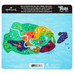 Hallmark Itty Bittys® DreamWorks Animation Trolls World Tour Satin And Chenille Plush, Set Of 2 -Hallmark Gift Shop itty bittys Trolls World Tour Satin Chenille Stuffed Animals Set 1KDD1982 04